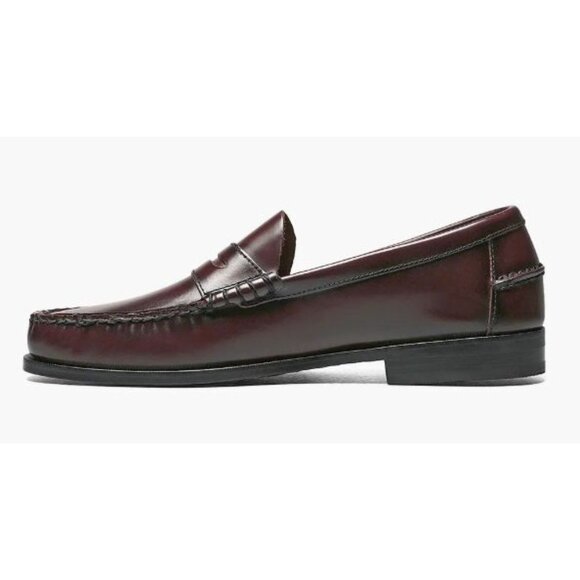 NIB Florsheim Berkley Men\'s Moc Toe Penny Loafer Burgundy Size 9 $145 [jb] main image 8